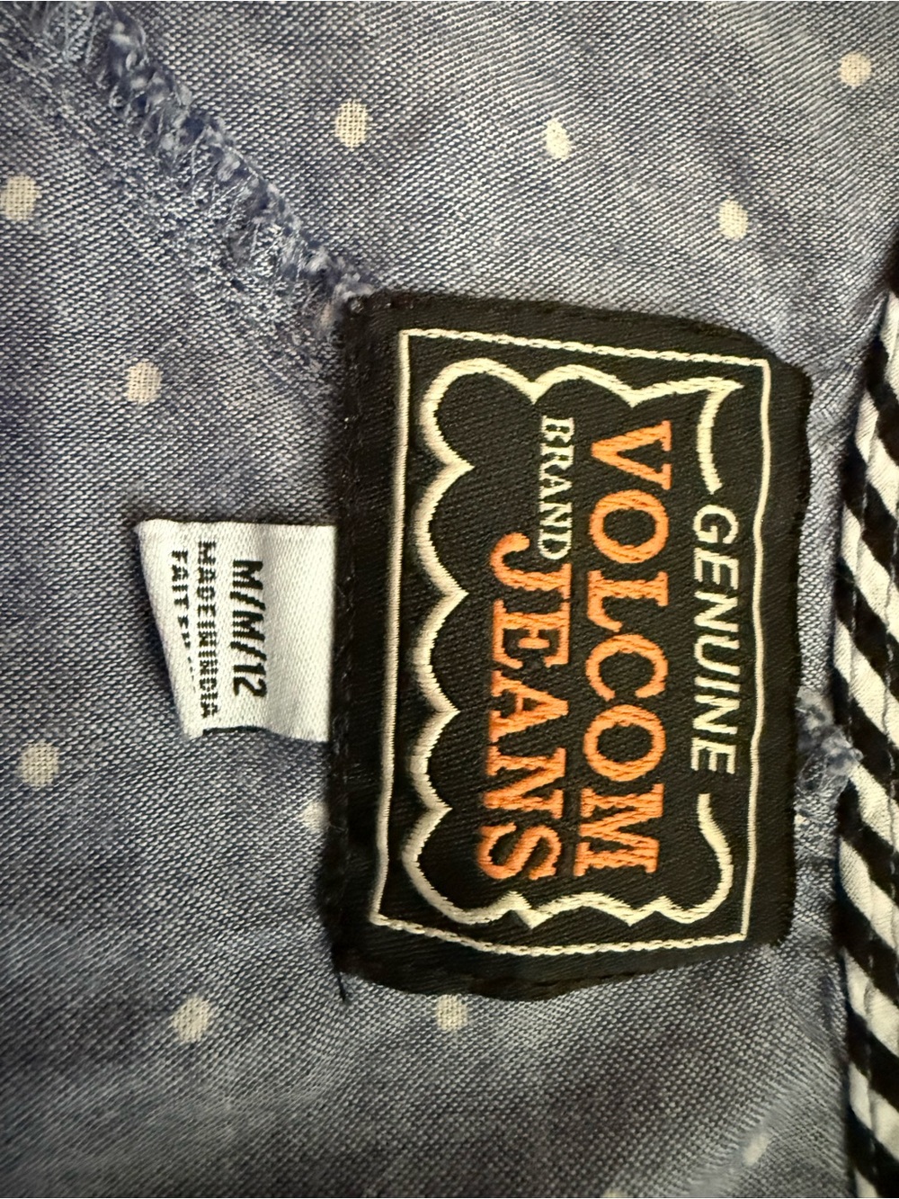 Volcom Gray Dot Racerback Tank Top - Picture 7 of 8